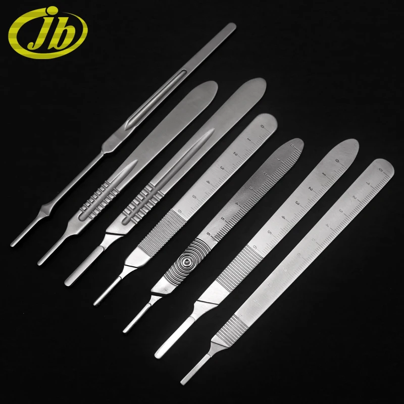 Surgical knife handle titanium alloy a scale surgical operating instrument surgical knife 3# 4#