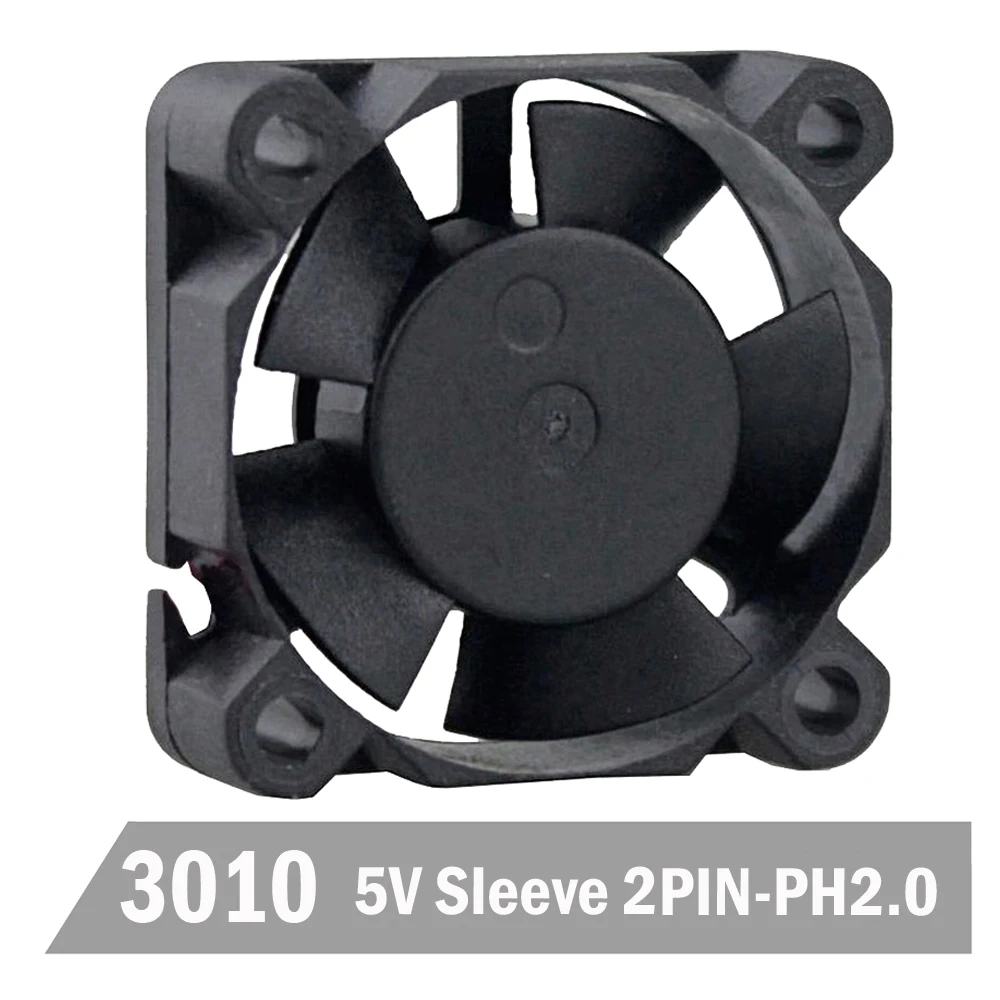 

10PCS Gdstime 3010 3cm 30mm 30x30x10mm 2Pin 5V DC Micro Heatsink Cooling Fan