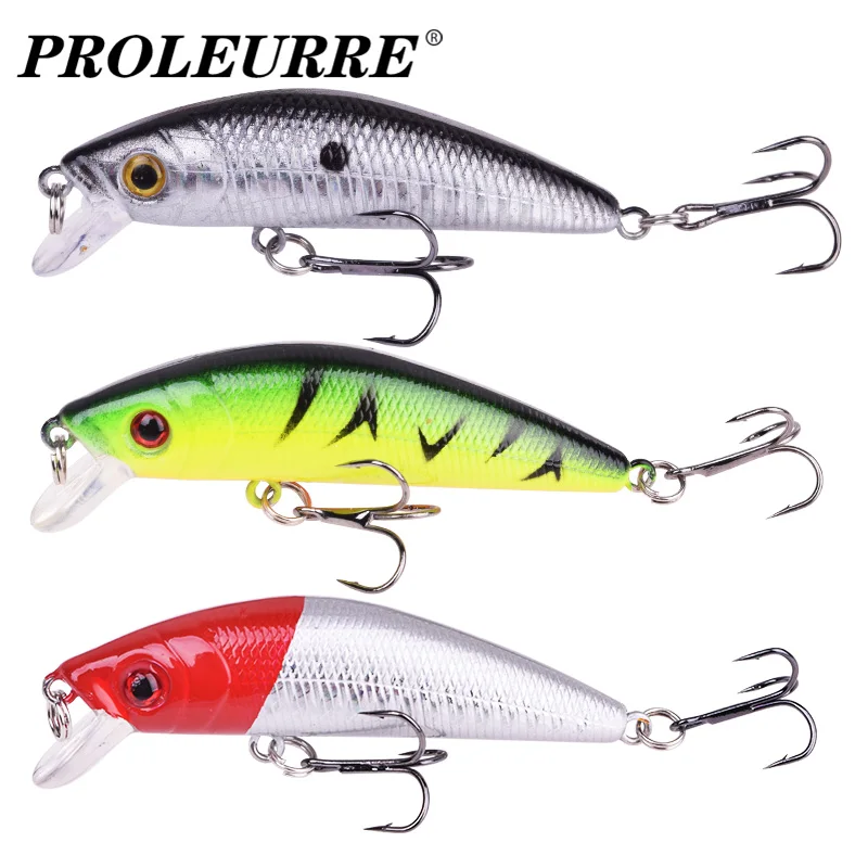 

1PCS Minnow Fishing Lure 72mm 7.5g Crankbait Floating Wobbler Isca Artificial Hard Bait Pike for Bass Carp Swimbait Pesca Tackle