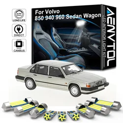 AENVTOL 8Pcs Canbus For Volvo 850 940 960 Sedan Wagon 19911992 1993 1994 1995 1997 Vehicle LED Interior Lights Accessories Kit