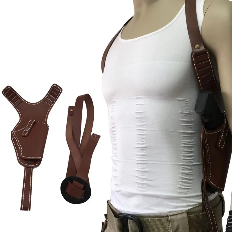 

Adjustable Tactical Shoulder Holster Shooting Hunting Accessories Right Hand Pistol Gun Holster Pouch Fit Glock 17 19 23 28 32