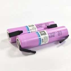 3000mah high capacity 3.7V 18650 battery for 30Q INR 18650 30Q 20A Rechargeable li-ion battery + DIY nicke