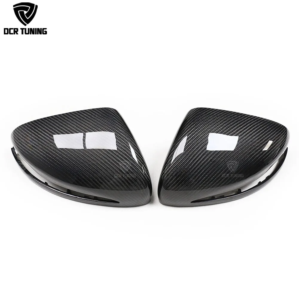 For Mercedes G Class Carbon Fiber rear view Mirror Cover AMG G500 G350 W464 G63 GLE 43 63 W167 GLS X167 Replace Side Caps 2018+