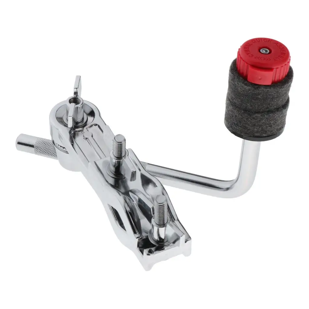 Medium Cymbal Attachment Arm Clamp Holder with Quick-Set Mate Felt Washers for Cymbal Stand Mount Attachment Accessories