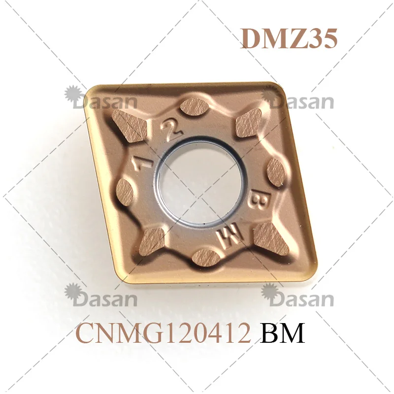 CNMG120404 BM DMZ35 CNMG120408 CNMG1204012 Solid Carbide Inserts CNC Lathe Turning Cutter Tool High Quality for Stainless Steel