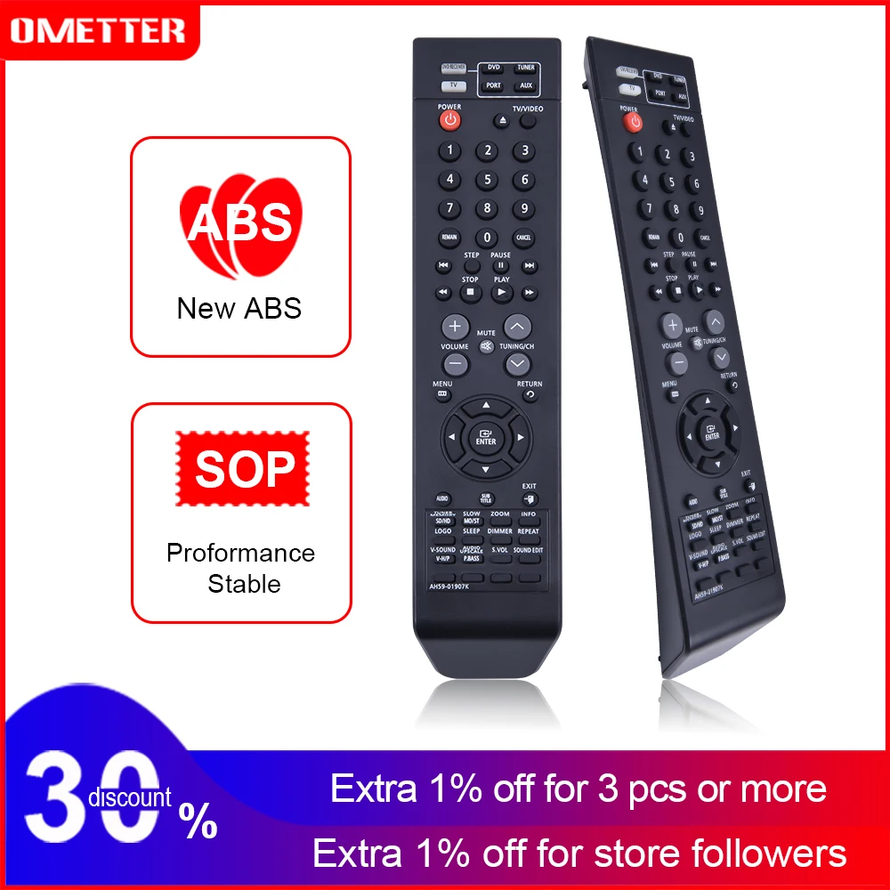 

Remote Control For Samsung AH59-01907K AH59-01907D 01907T HT-Z210 TZ212 Z215 Z310 TZ312 HT-TZ315 DVD Home Theater System