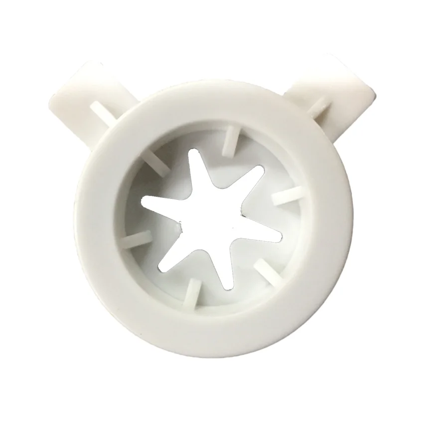 White Special Modeling Cap Of OP Ice Cream Machine Spare Parts Star Shaped One Piece