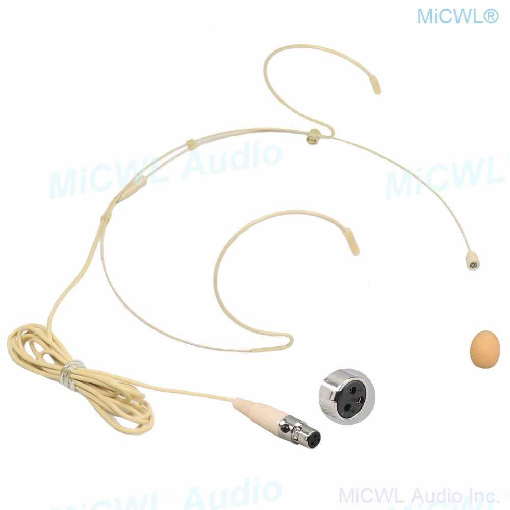 MiCWL Digital 8 Wireless Microphone 400 Channel 4 Beige Headset 4 Handheld Microphones System