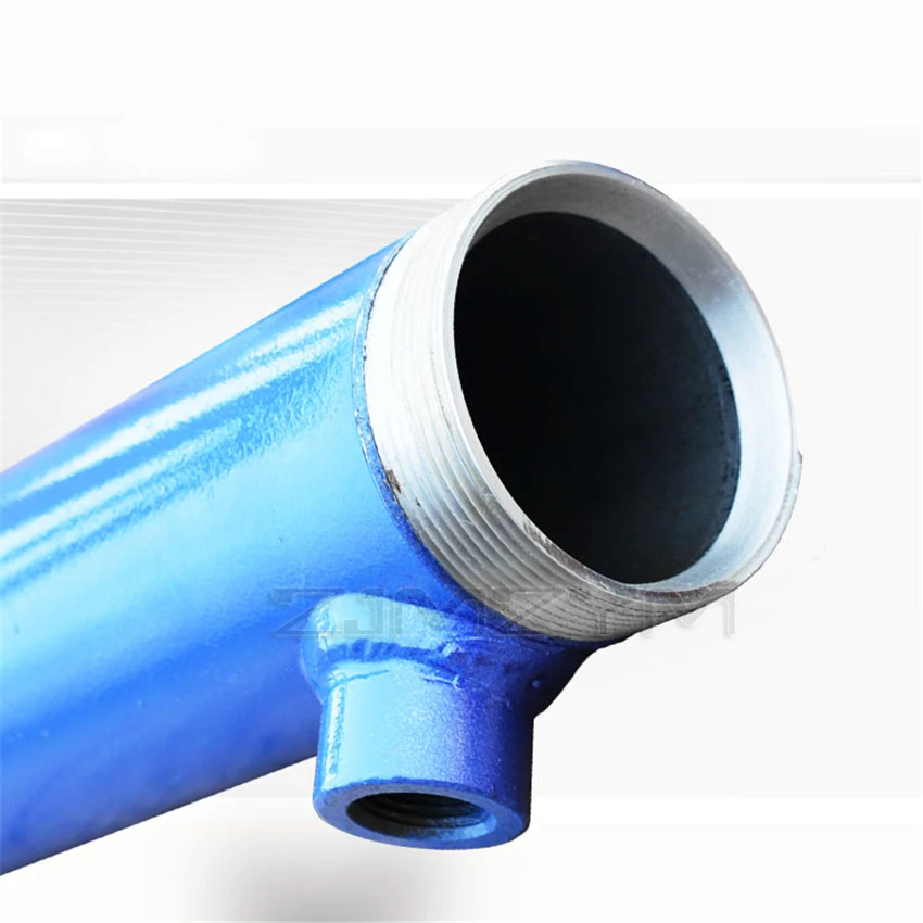 63*35*1300mm/1500mm Hydraulic Oil Cylinder Heavy Duty Two-way Lifting Solid Electroplating Earring Cylinder 5 Tons Hydraulic Ram
