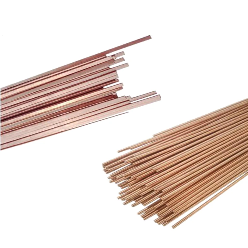 1.0/2.0mm*500mm Phosphorus Copper Electrode Welding Rod  Brass Welding Wire Bronze Electrode Soldering Rod No Need Solder Powder