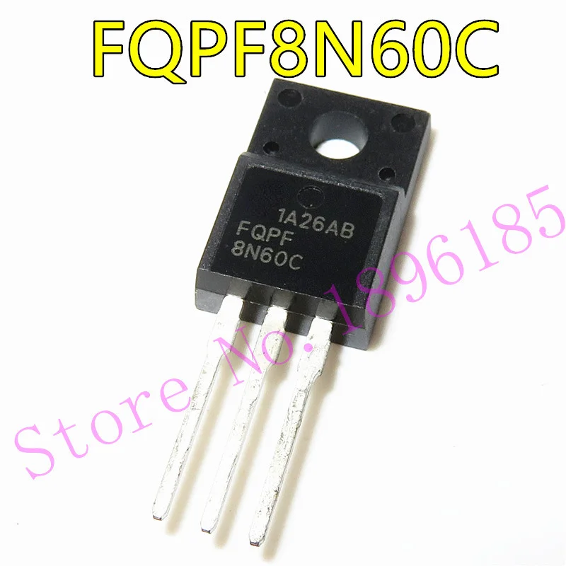 

1pcs/lot FQPF8N60C 8N60C 8N60 TO-220 TO220 MOS FET transistor New original