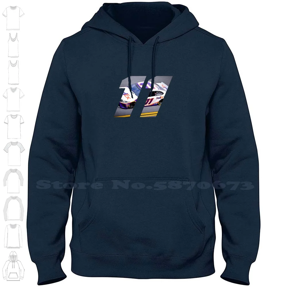 Denny Hamlin Auto 11 100% Katoenen Hoodie T-Shirt Denny Hamlin Denny Hamlin Denny Hamlin Denny Hamlin Denny Hamlin