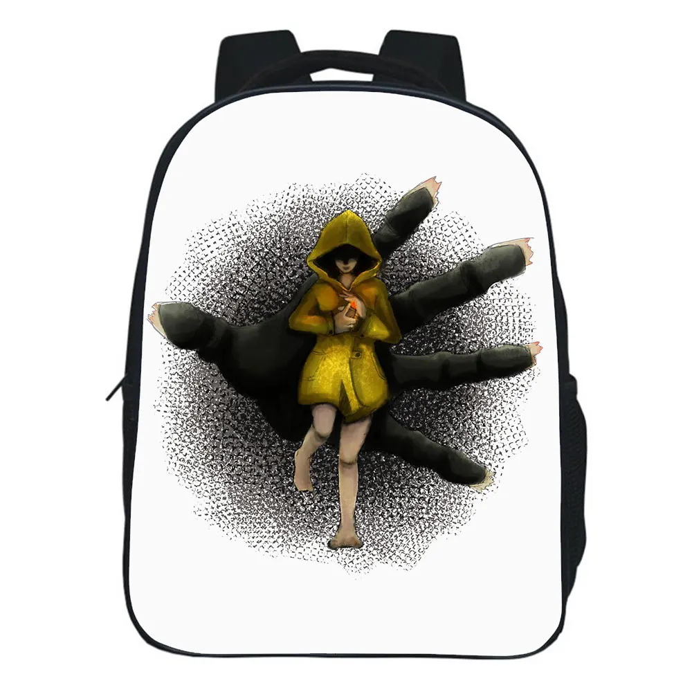 Little Nightmares Backpack Classic Design School Bag Children 3D Printed Rucksack Outdoor Knapsack Boy Girl Bookbag 12 Inch