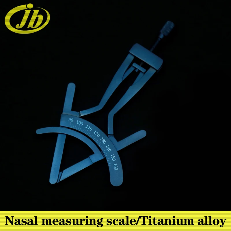 Nasen mess skala hohe qualität edelstahl Titan legierung einer skala 9cm nasen gauge kosmetische chirurgie