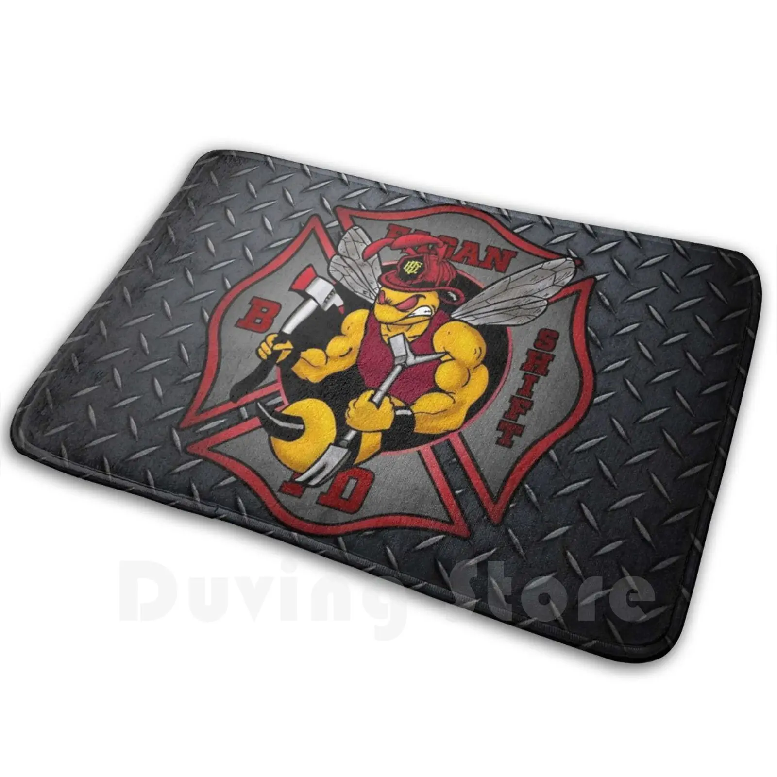 Efd B Shift Casual Gear Mat Rug Carpet Anti-Slip Floor Mats Bedroom Firefighter Eagan