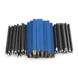 16/17/20PCS Steel Punches For Jewelry Making Flower Leaf Stamps Metal Stamping Tools