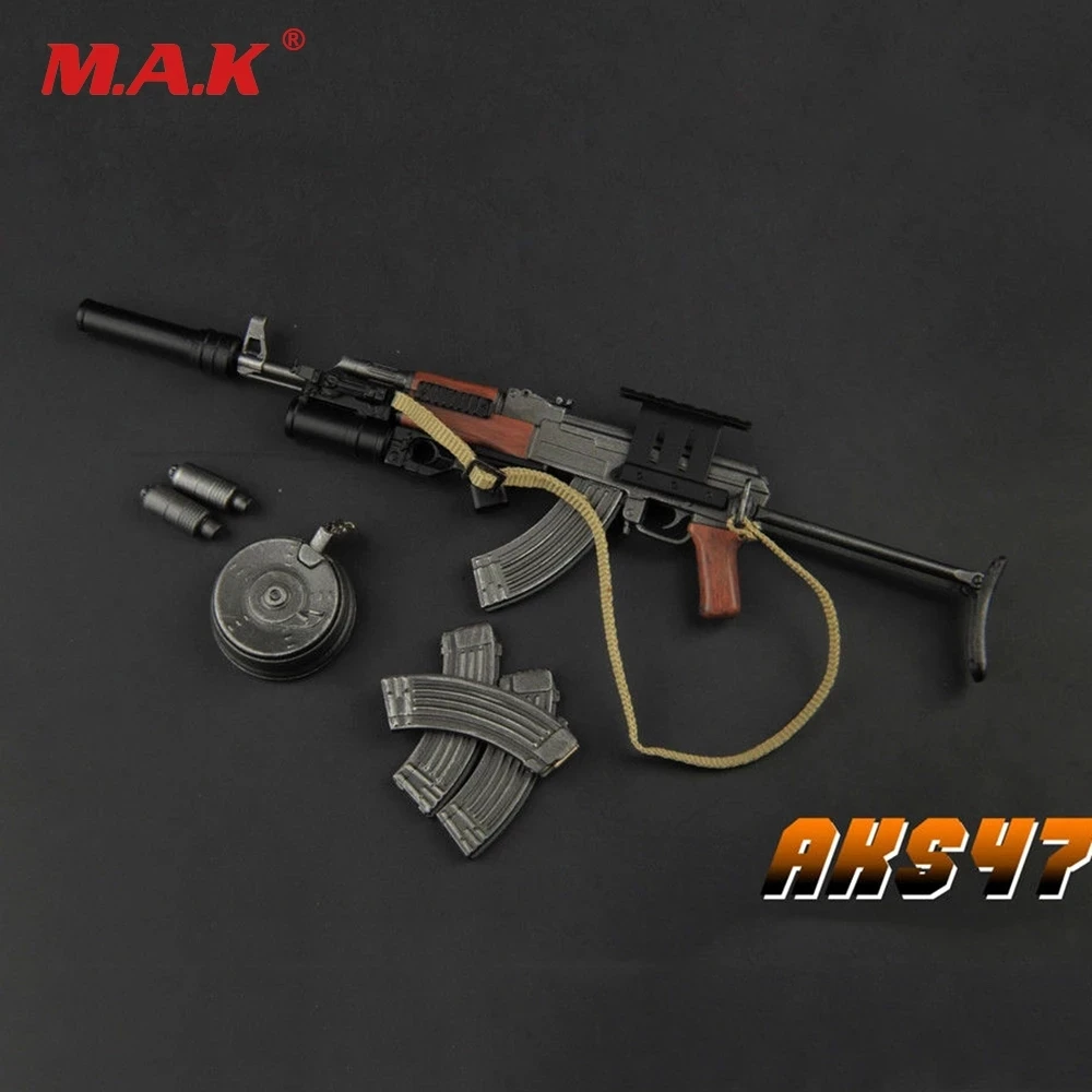 ZYTOYS ZY2008 1/6 Scale Gun Rifle Model Toy AKS47 Military Army Weapon Accessories Fit 12'' Male Soldier Action Figure Body