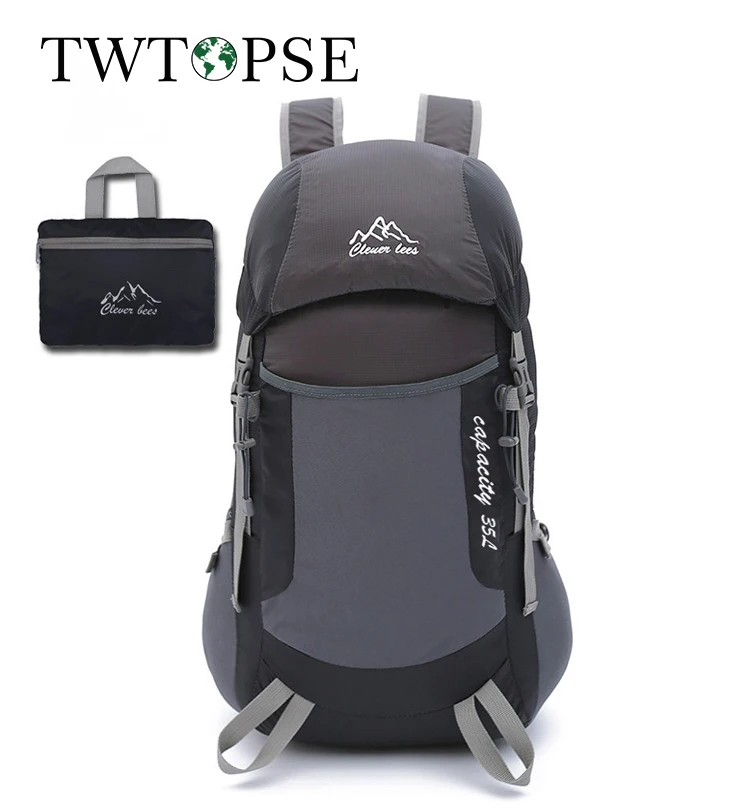 TWTOPSE 35L Outdoor Bags Climbing Hiking Foldable Backpack Sports Camping Cycling Bike Bicycle Travel Bag Lightweight  Backpack