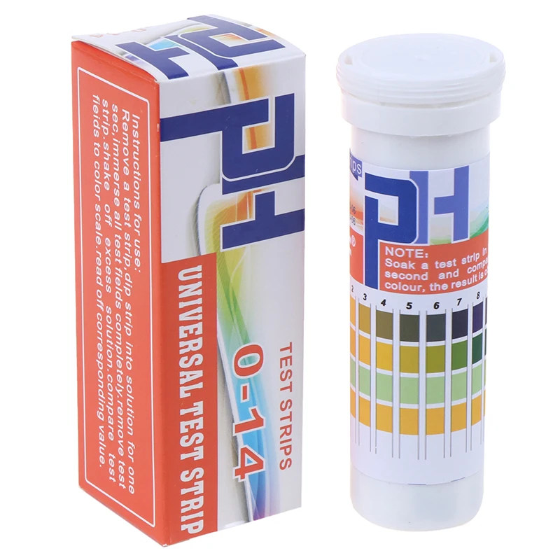 150 Strips Gebotteld Ph Test Strip Volledige Bereik 0-14 Ph Zuur Alkalisch Indicator Urine Speeksel Universele