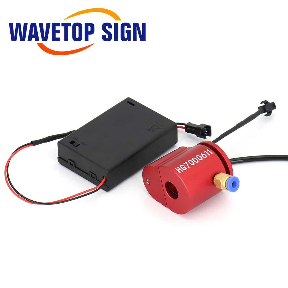 Imagem -06 - Wavetopsign-indicador de Luz Vermelha com Laser Infravermelho Ajustar o Caminho de Luz Carregar Caixa de Bateria para o Tubo Laser Yongli Co2