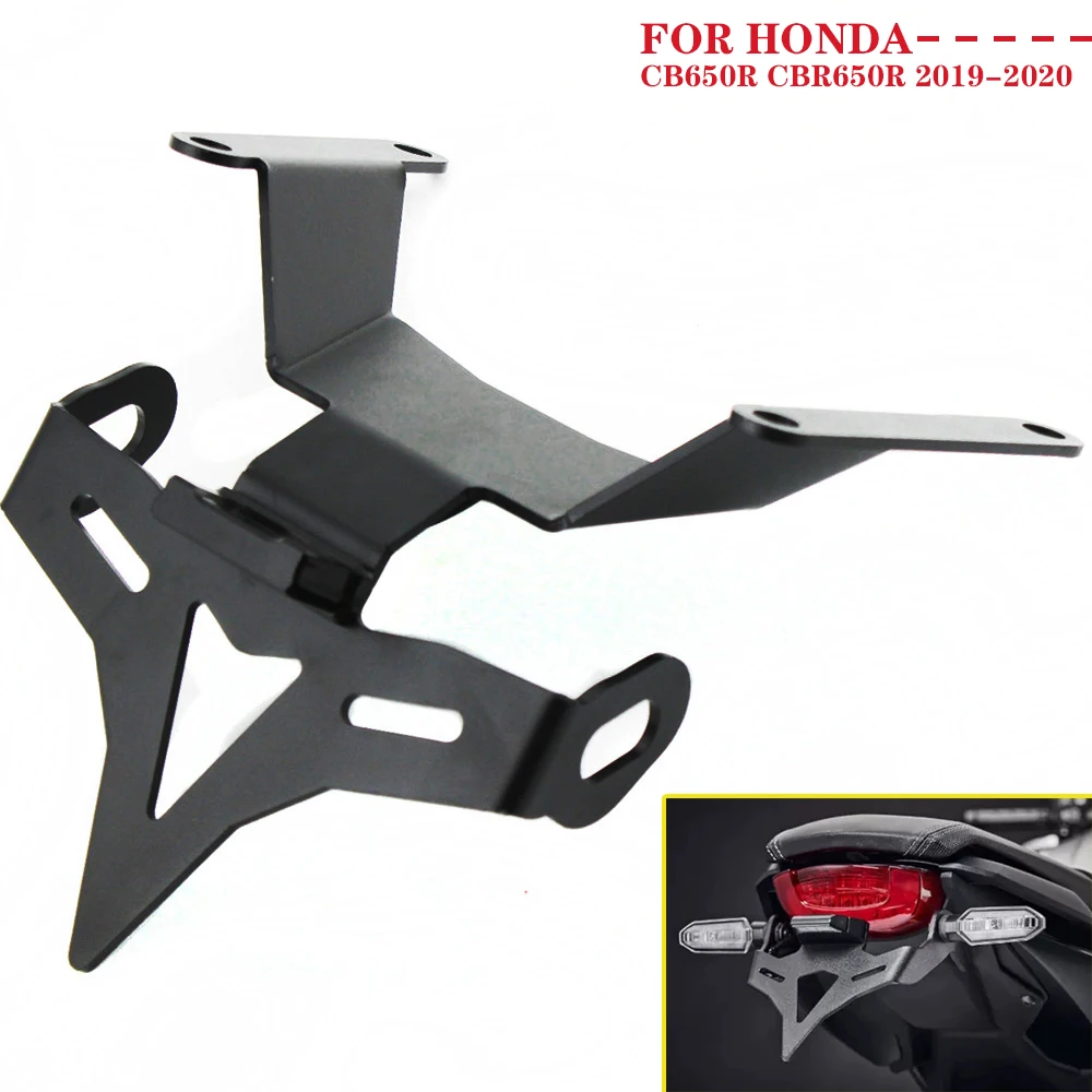 

Держатель номерного знака Tail Tidy для HONDA CB650R CBR650R 2019 2020 для мотоцикла Fender Eliminator номерной знак кронштейн крепление LED