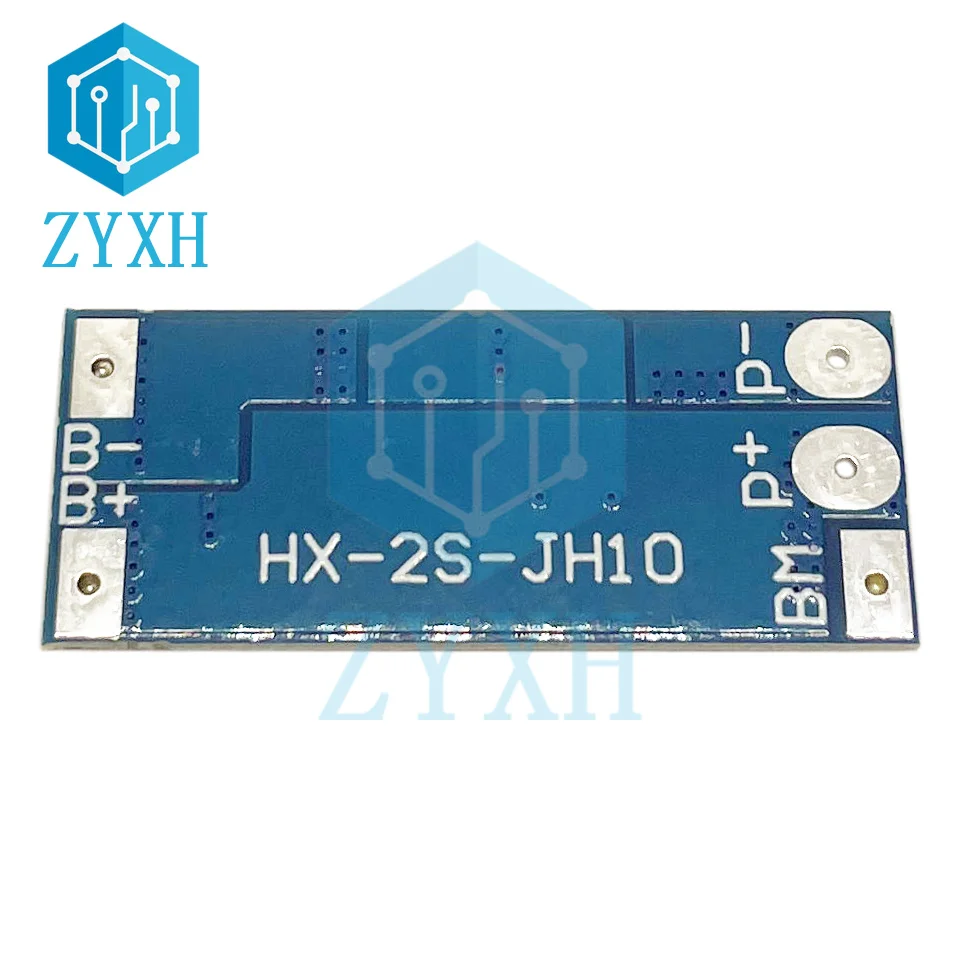 BMS 2S 8A 7.4V 8.4V 18650 bateria litowa płyta ładowania korektor bilans wersja zabezpieczenie przed zwarciem na zasilanie słoneczne