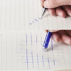 Cute Erasable Pen Refill Rod 0.5mm Blue/Black Ink Washable Handle Erasable Ballpoint Pen School Office Writing Supply Tools