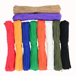 10meters/Lot 6mm Solid Parachute Cord Lanyard Rope Mil Spec Type One Strand Climbing Camping Survival Equipment Paracord