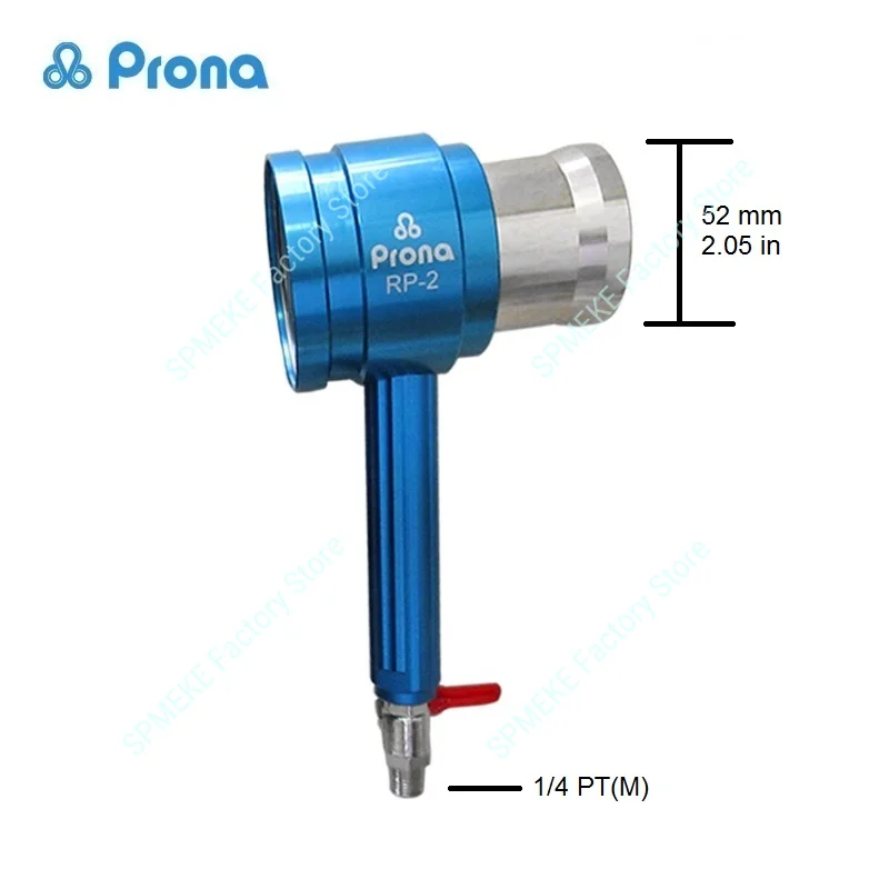 Prona RP-2 alta qualidade pistola de ar pneumática ferramenta de secagem água-base pintura automotivo com filtro de aço inoxidável, ventilador