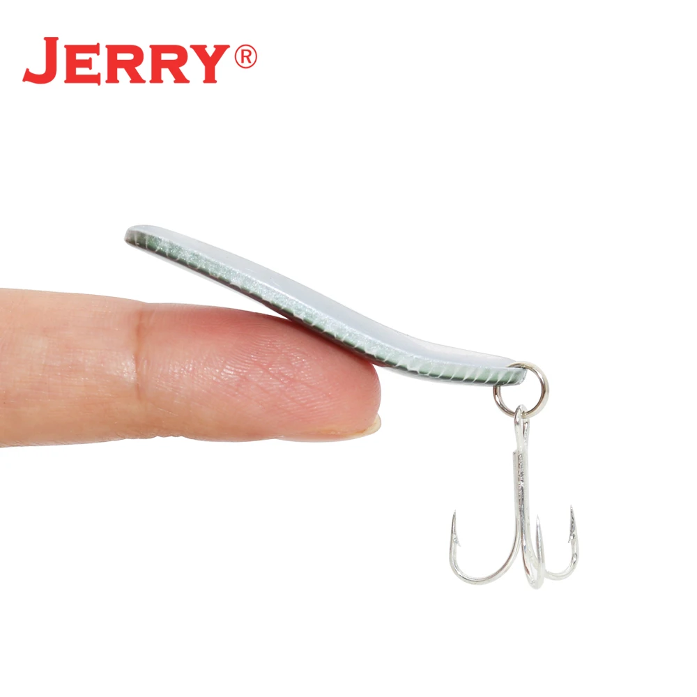 Jerry Chess Wobbler Fishing Lure Aritificial Metal Spoon Baits Mix Color Spinner Spoon Trolling Lures For Trout Bass