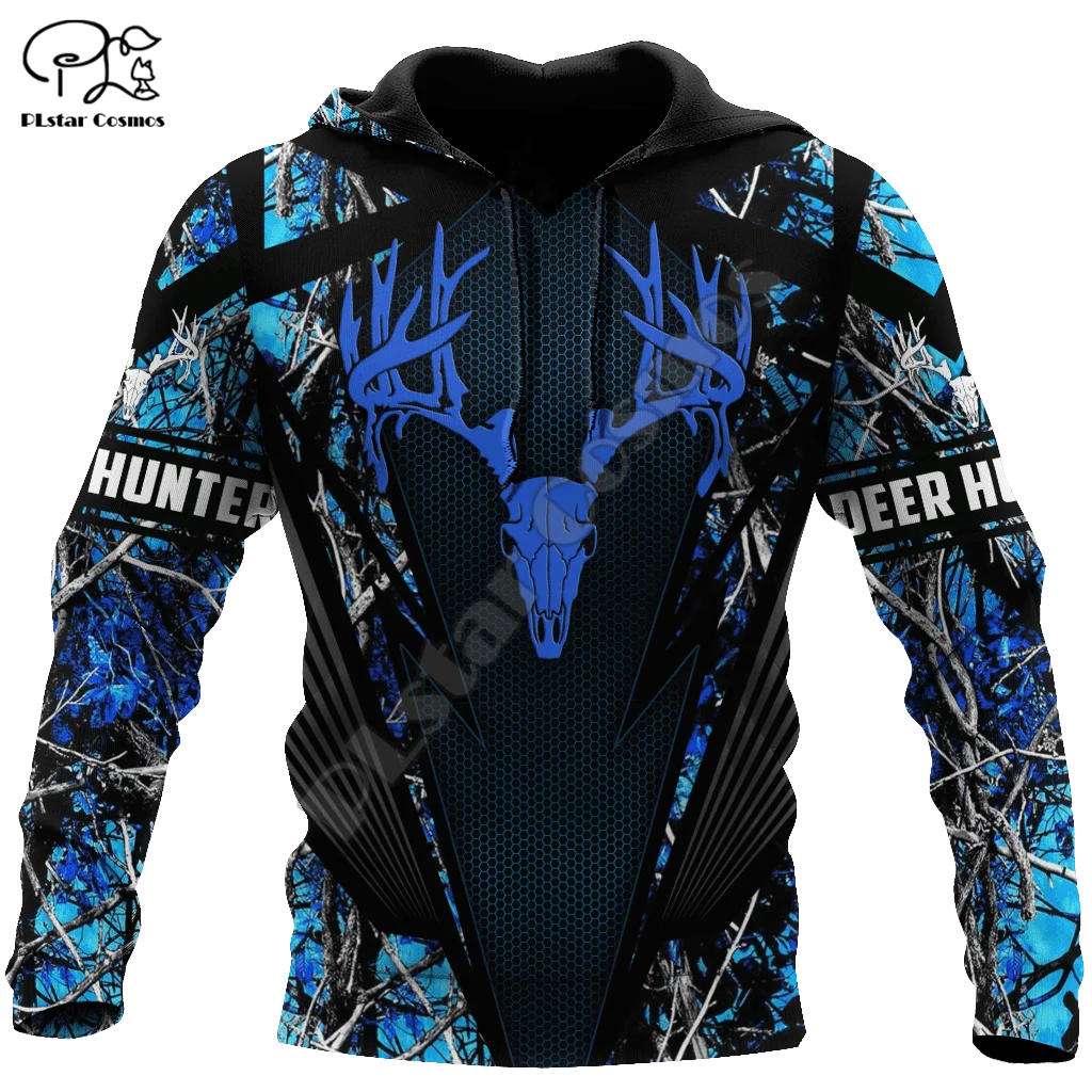 

PLstar Cosmos Deer Hunting Animal Hunter Camo Tattoo NewFashion Tracksuit Men/Women 3DPrint Casual Funny Long Sleeve Hoodies X8