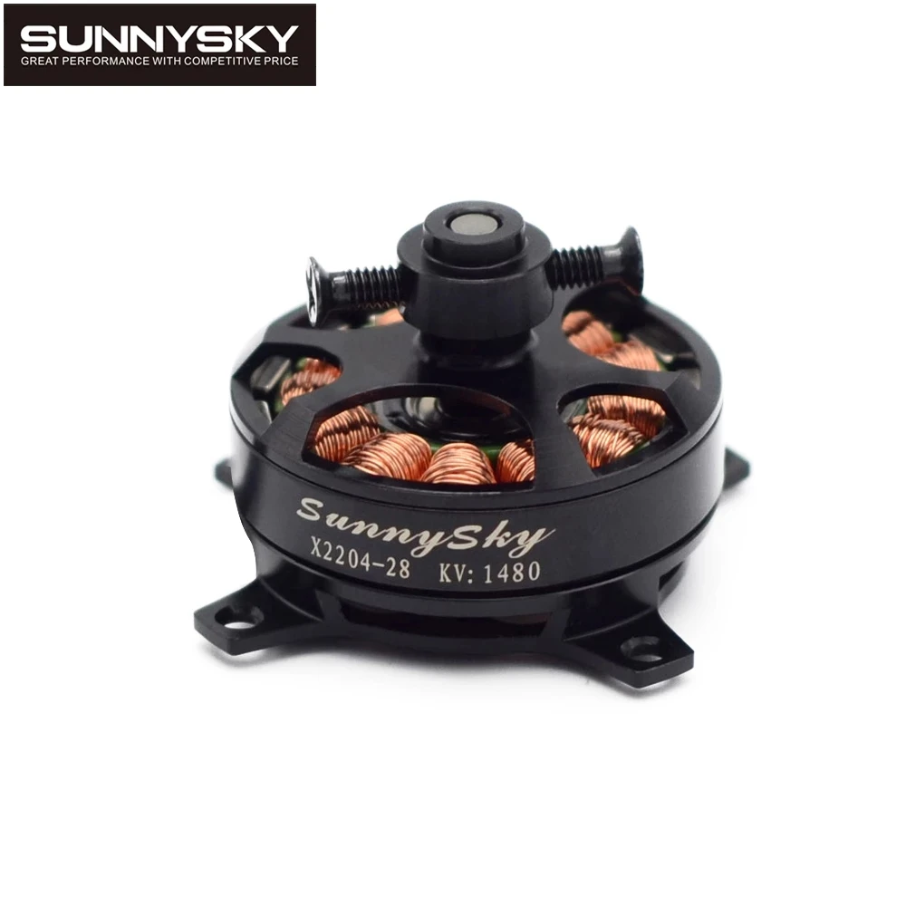 1PC Original Sunnysky X2204 KV1480/KV1800 Brushless Motor designed for RC quadcopter f3p Airplane 3D fixed-wing aircraft