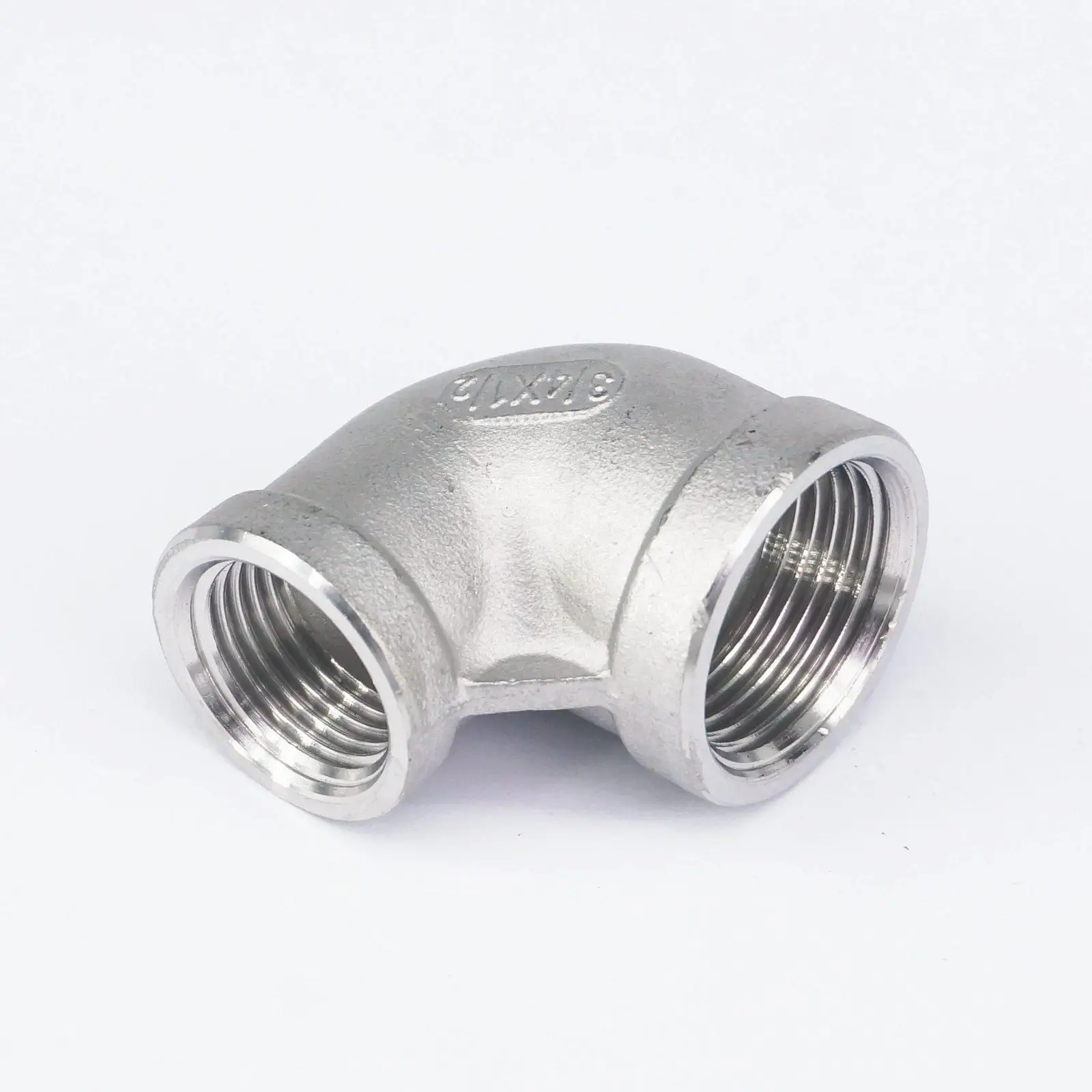 

3/4" BS To 1/2" BSP Female 304 Stainless Steel Reducing Elbow Connector Pipe Fitting water oil air