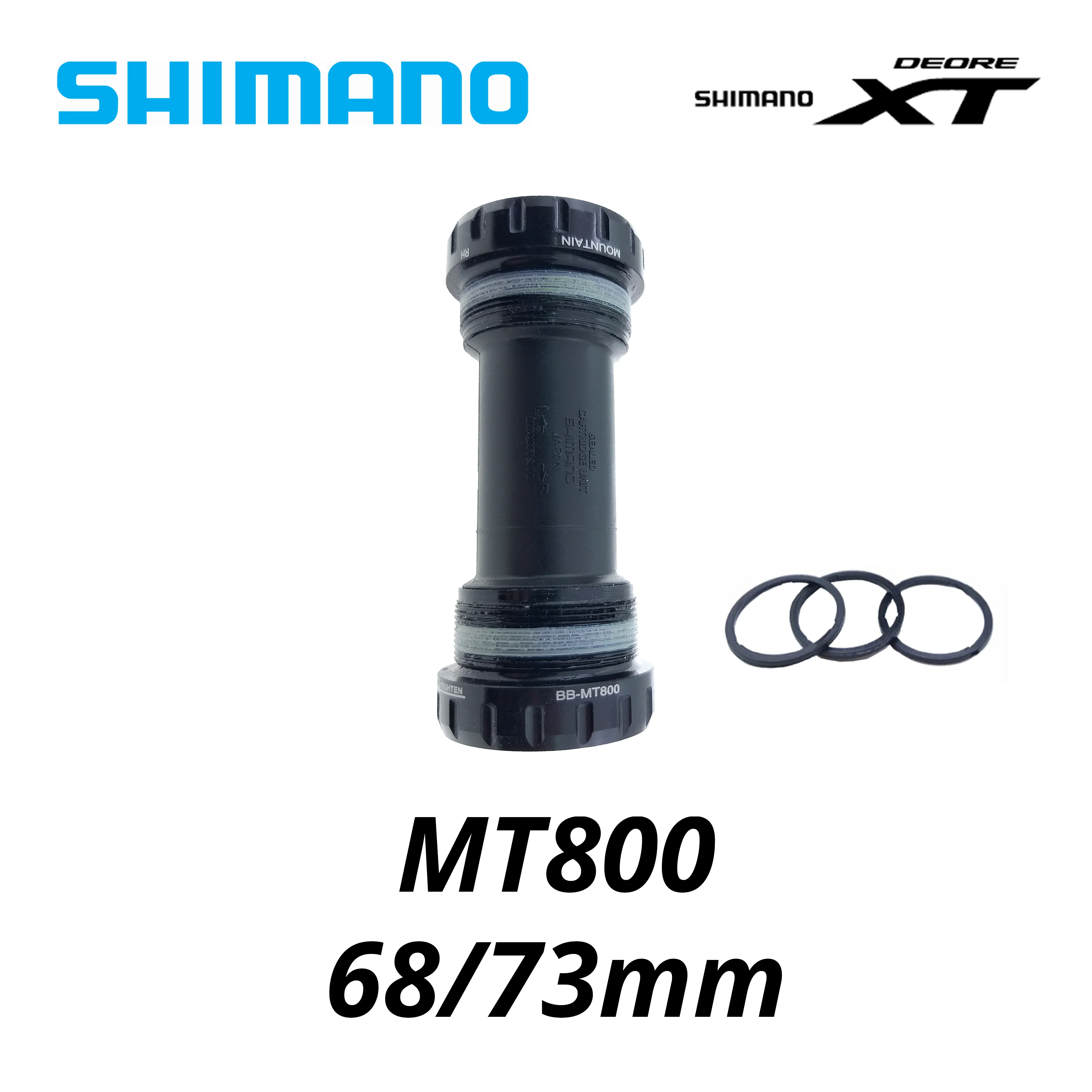 Shimano Deore SM-BB52 MT500 XT MT800 MT801 Hollowtech Mountain Bike Bottom Bracket 68 73 MM RS501 BBR60 BB71-41B for Road Bike