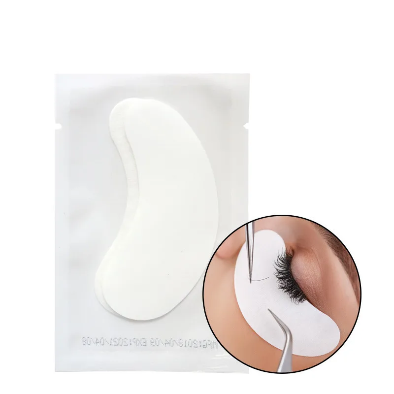 50 Pairs Eyelash Extension Paper Patch Grafted Eye Stickers Eyelashes Under Eye Pad Lash Extension Protect Tool Beauty Supplies