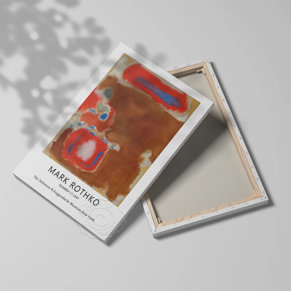 Marks Rothko Artwork Poster, Rothko Retro Wall Art, Marks Museum Print, Home Decor, Museum of Modern Art Exhibition Poster