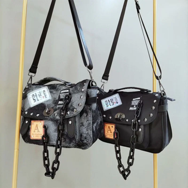 

iPinee Spring Denim Handbag Vintage Crossbody Bags For Women Luxury High Quality Shoulder Messenger Bag Female