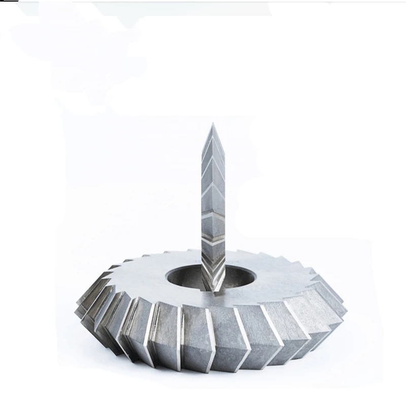 Double-angle milling cutter Symmetrical double-angle milling cutter V-groove milling cutter 60 63 75 High-speed steel