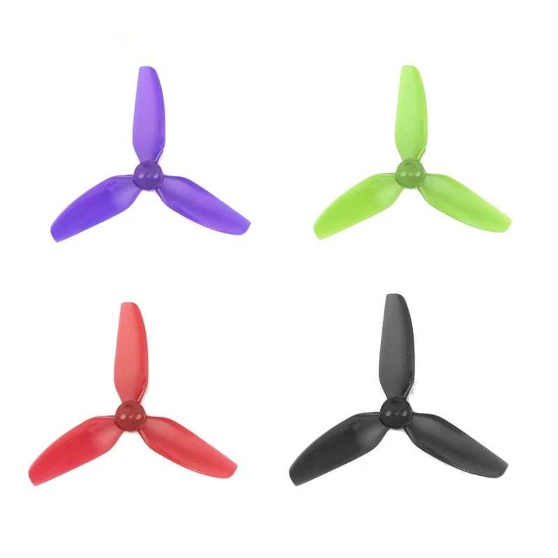 24pcs/12pairs HQ Durable Prop T3X3X3 propeller 3 blade/tri-blade 3 inch CW CCW Poly carbonate prop for FPV RC Racing drone ACCS