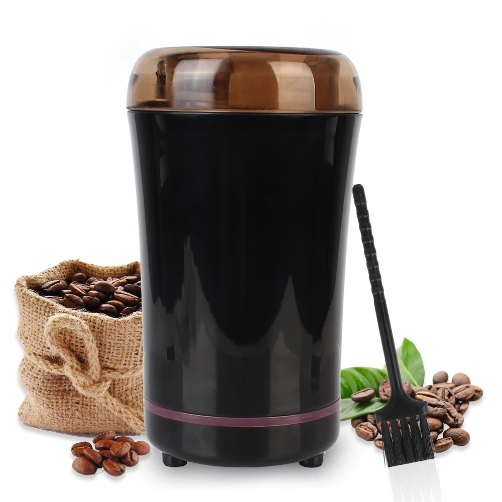 Nuts Spice Oats Walnut Grains Flour Mill Muti-purpose EU Plug Electric Coffee Grinder Stainless Steel Blade