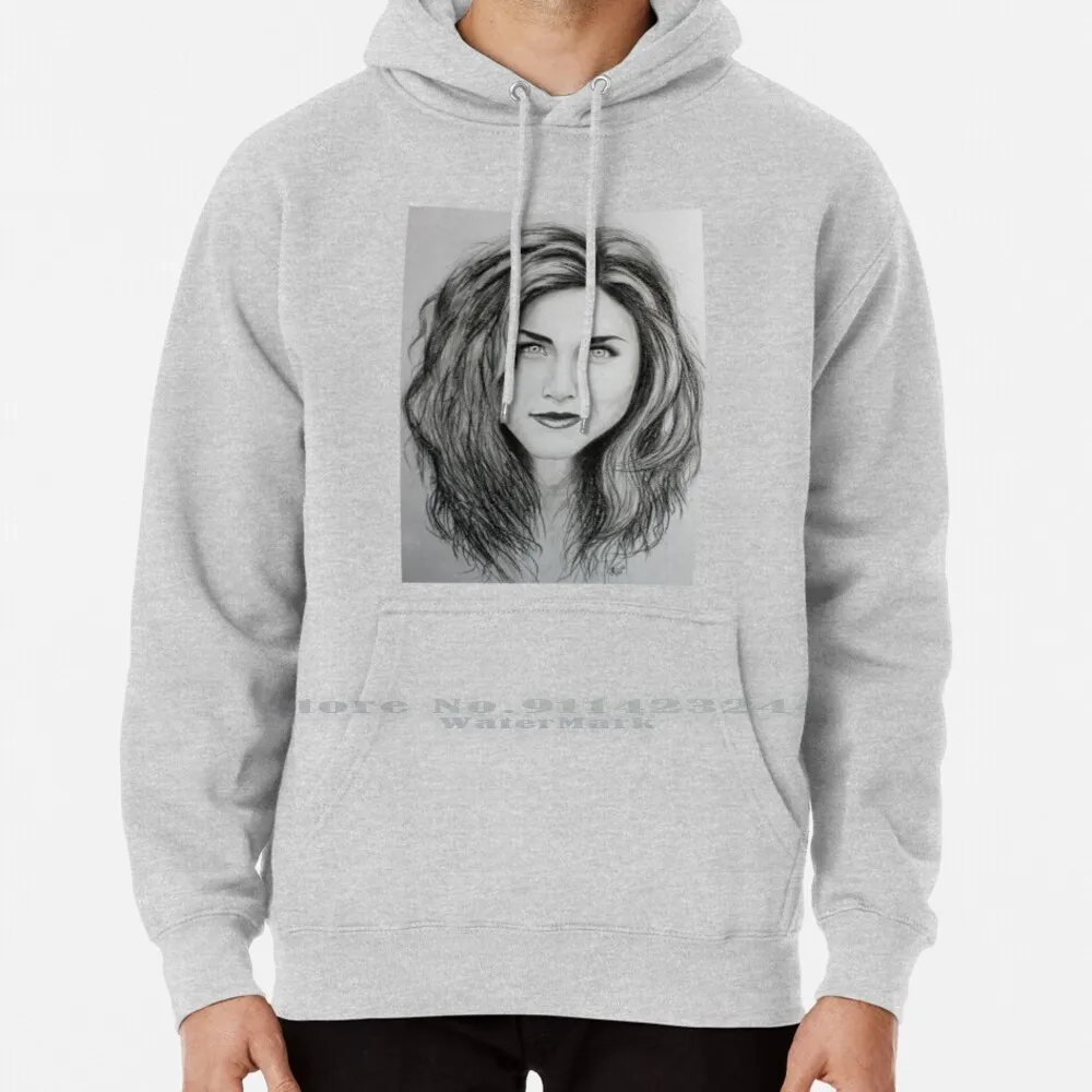 Jennifer Aniston Hoodie Sweater 6xl Cotton Hair Actress Jenan Aniston Friends Tv Show Serial Women Teenage Big Size Pullover