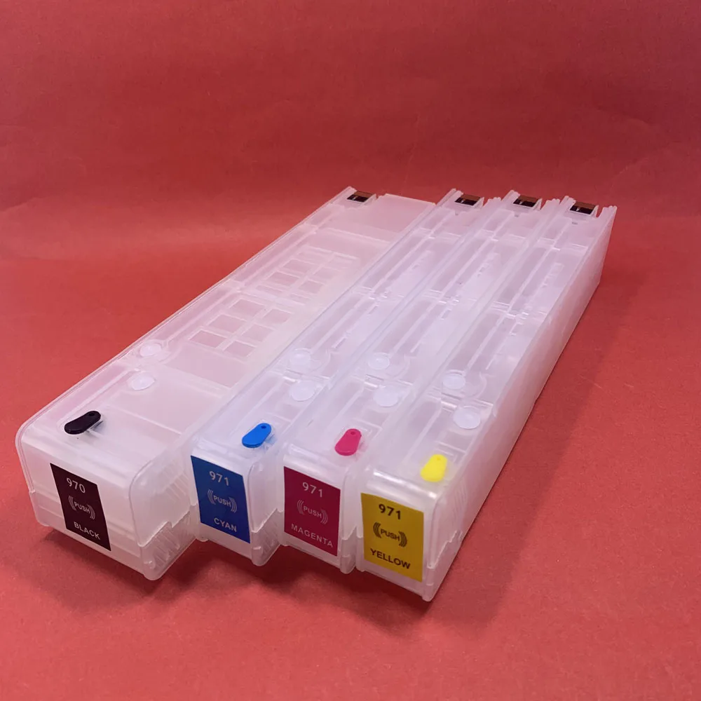 

4Color/Set 970 971 Empty Refillable Ink Cartridge for HP Pro X451dn X451dw X476dn X476dw X551dw X576dw