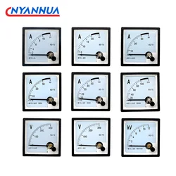 SQ72-A89T2-A72L1 Analog AC Voltage Current Panel Meter 5A 10A 20A 30A 30/5 50/5 100/5 72*72mm