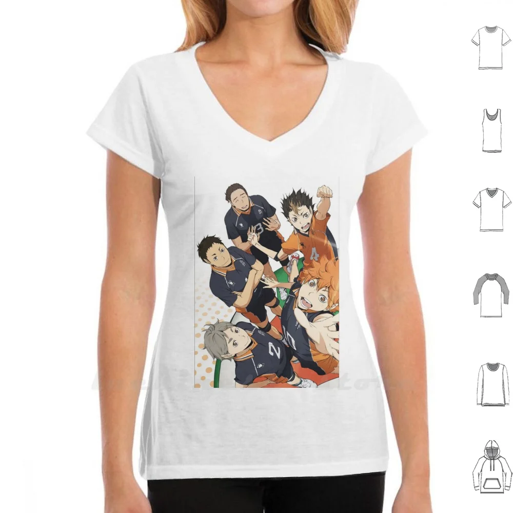 Side A T Shirt Cotton Haikyu Anime Japan Yaoi Shoyo Hinata Yu Nishinoya Koshi Sugawara Daichi Sawamura Asashi Azumane