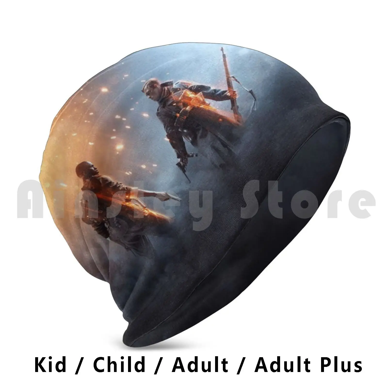 

Battlefield 1 Beanie Hedging Cap DIY Print Cushion Video Game Fanatics Online Gaming Gg Good Game World War Soldiers