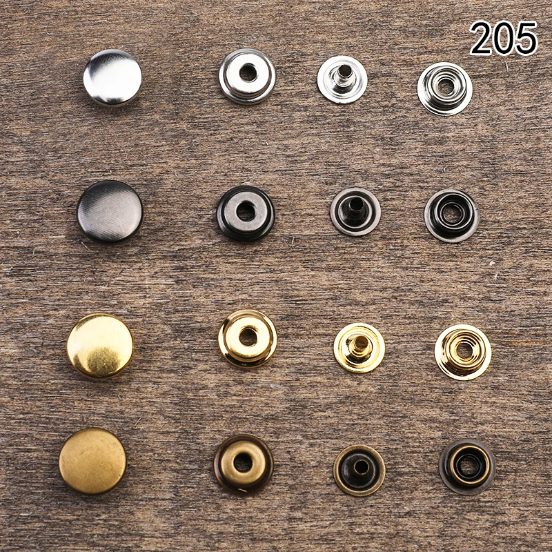 LMDZ Leather Snap Fasteners Kit 9mm/10mm/12mm Metal Button Snaps Press Studs Leather Snaps for Clothes