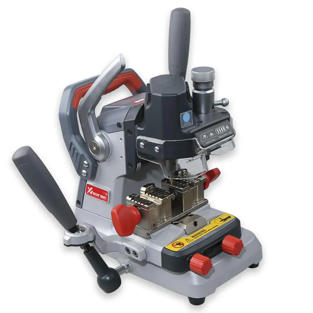 Xhorse Dolphin XP-007 XP007 Sleutelsnijmachine Handleiding met ingebouwde lithiumbatterij Gesneden baan/zijdige/dimple-toetsen