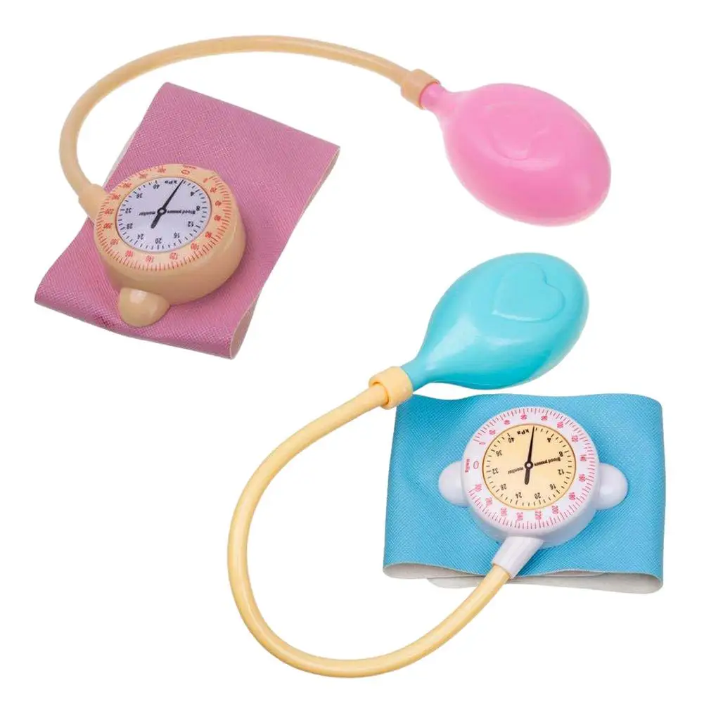 Children's Simulation Doctor Toy Stethoscope Toy Medical Toy Pink Blue for Kids over 3 Role Play Doctor Game Educational