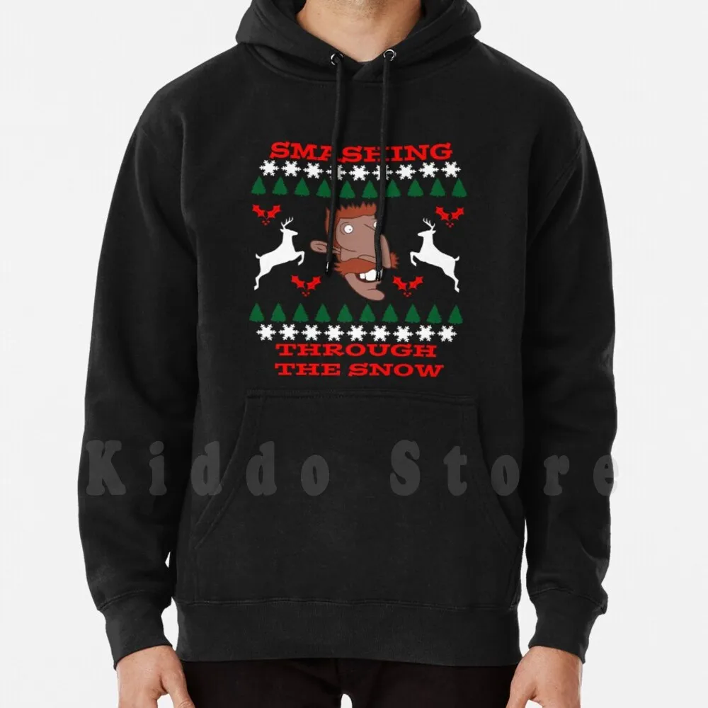 

Nigel Thornberry Christmas Hoodie Long Sleeve Nigel Thornberry Smashing Blargh Christmas Ugly Sweater Wild