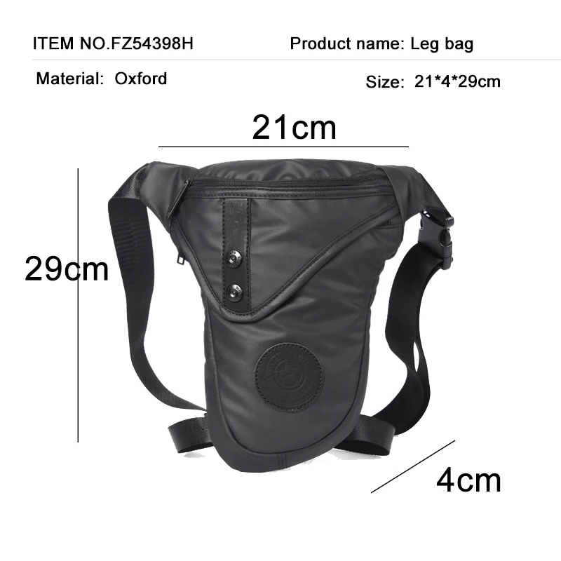 Multi-functional Men's Bag Crossbody Riding Waist Fanny Pack Waterproof Pockets Phone Drop Leg Packs Motorcycle Thigh Bags Hot